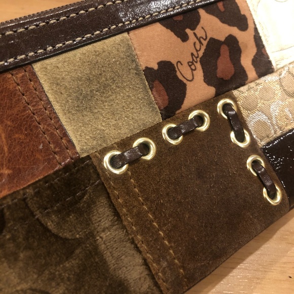 Coach Patchwork Wristlet - Picture 5 of 9